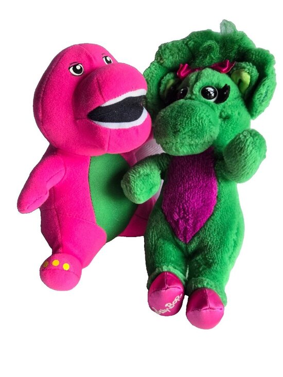 Toy Factory LLC Other - 1990s Barney And Baby Bop Plush Retro Dinosaurs